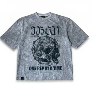 Barbed Wire Drop Shoulder Tee