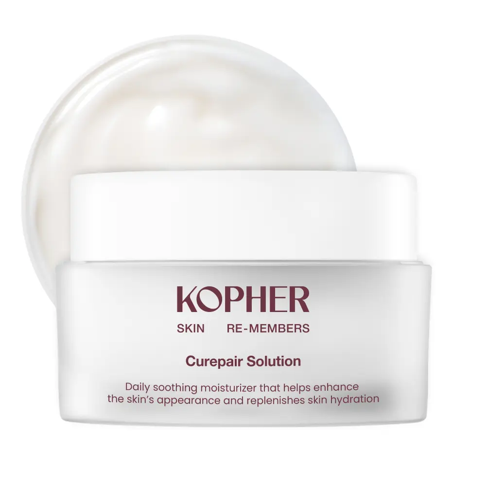 [KOPHER] Solution Moisturizer Cream l Korean Skincare, 10GF Lightweight Cream, Redness & Soothing Care, Pigmentation Improvement, Skin Barrier Care 1.69 fl. oz.
