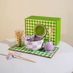 Checkerboard Matcha Set