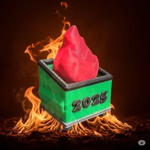 2025 Dumpster Fire Fidget Clicker