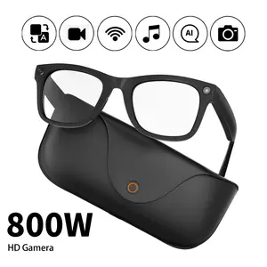 Ai Smart Camera Glasses, 1080P Photo Video, Bluetooth-compatible Call, Real-Time Translation, Ai Voice Assistant, Portable HD Recording, Ideal Gift for Teens, Wireless Smart Glasses