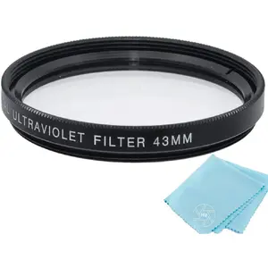 43mm UV Filter for Canon RF 50mm F1.8 STM, RF 16mm F2.8 STM, EF-M 22mm f2 STM, Fujifilm XF 30mm f/2.8 Lens