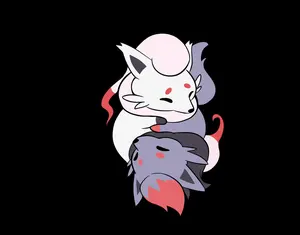 Zorua Hard Enamel Pins - Unova and Hisuian Region
