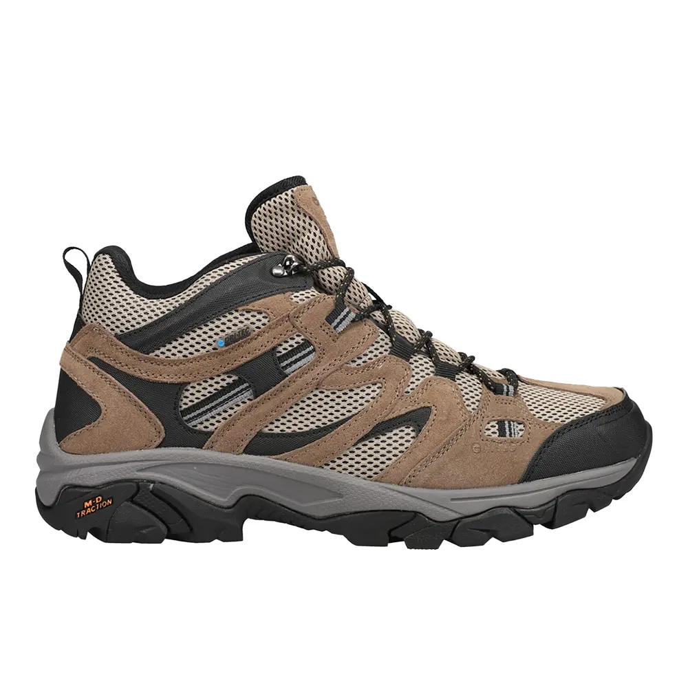 Hi-Tec Mens Ht Ravus Mid Hiking Hiking Casual Boots Ankle - Brown