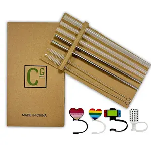 Tumbler/Stanley Cup Straw Covers with Straws & Straw Cleaner Drinkware Reusable Stylish Drink Bottles