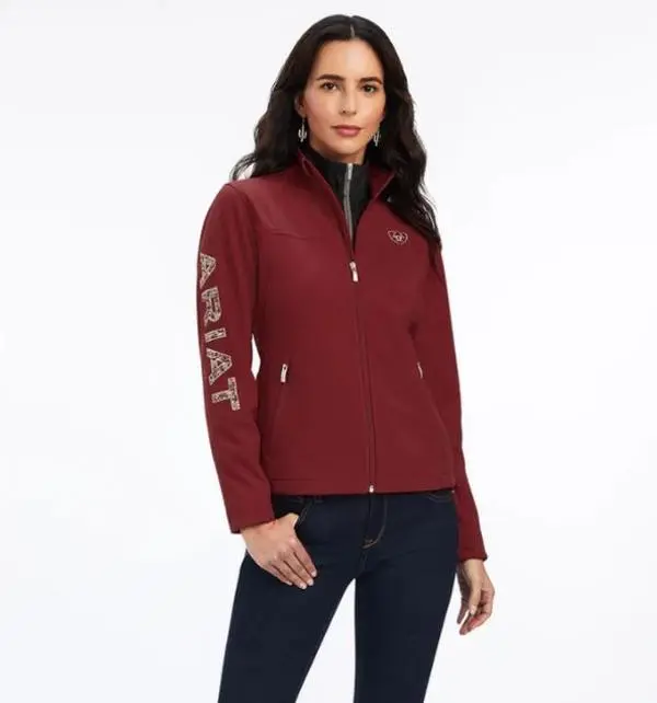 Ariat Women's Aparejo Team Softshell Jacket, Dark Red Ariat Women's Aparejo Team Softshell Jacket, Dark Red