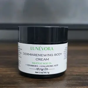 Dermarenewing Body Cream, Hydrating Moisturizer for Dry Skin, Fast-Absorbing Daily Skincare Lotion