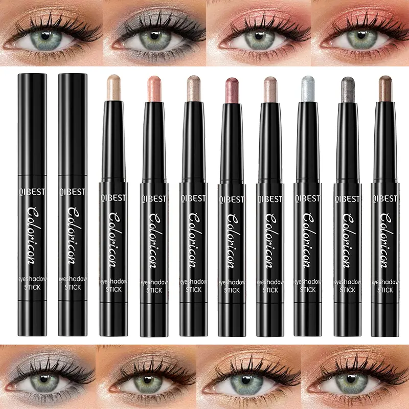 Multi functional shiny eye shadow stick Waterproof anti halo stain matte eye shadow stick Eyeshadow Shimmer Eye Makeup Products