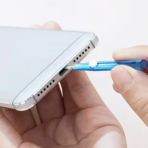 Expandable Phone & Earphone Cleaner Brush, Durable Plastic, Compact Portable Design, Suitable for Smartphones & Tablets, Tech Maintenance Tool, Camera Cleaner