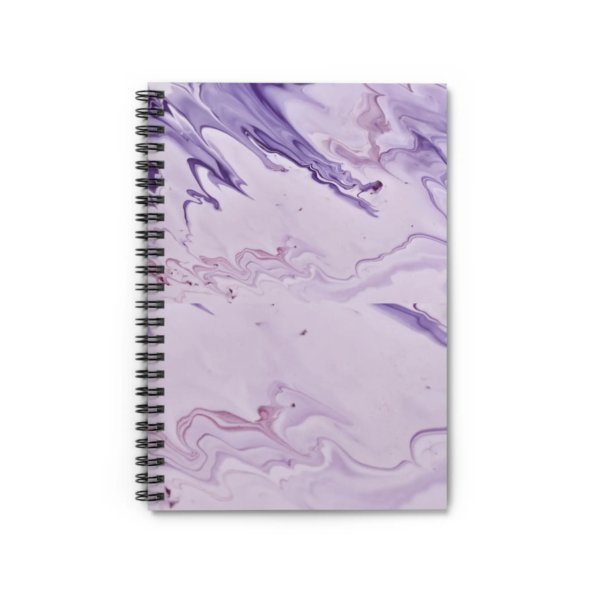 Aesthetic Spiral Notebook - Ruled Line, Pastel Purple Journal, Gift for Students, Art Lovers, School Supplies, Writing & Notes