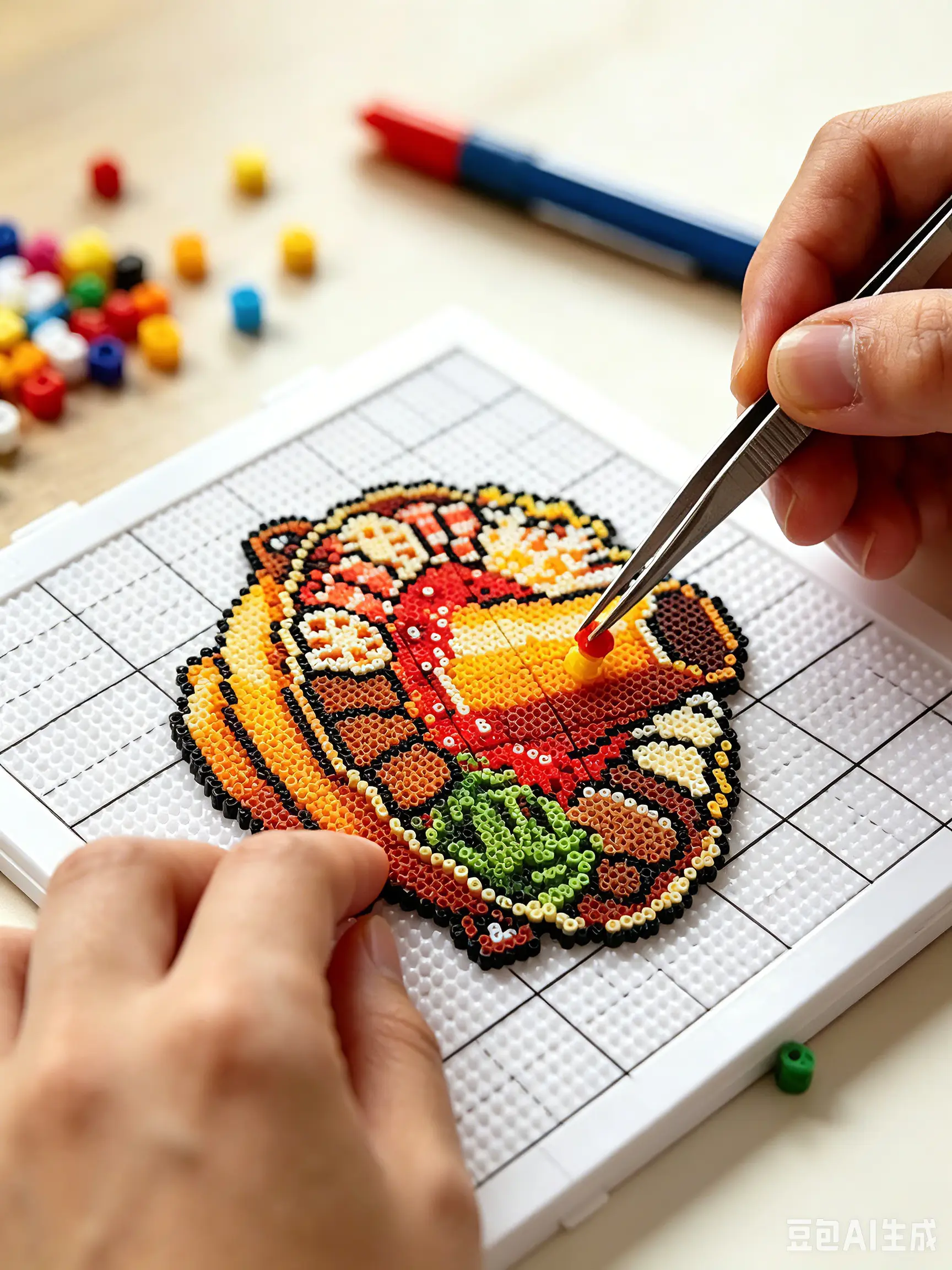 Custom Pattern Personalized Perler Beads Kit, DIY Beading Gift for Toys & Hobbies Enthusiasts