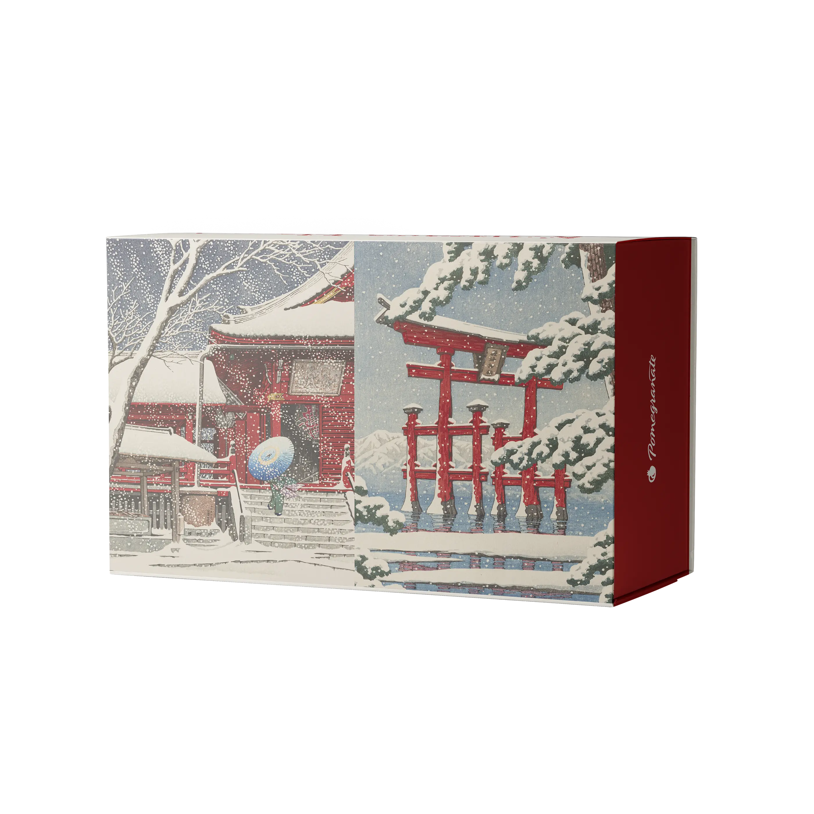 120-Piece Snowfall Christmas Puzzle Set - Double-Sided Mini Set of 4 - Matte Finish, Snug Fit - Screen-Free Gift