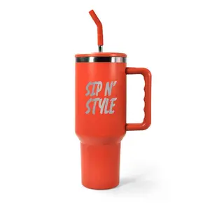 Sip N' Style Orange Tumbler