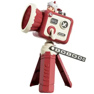 Summer Small Fan Handheld Tripod Cute Cartoon Portable USB Rechargeable Mini Electric Fan for Indoor Or Outdoor Activities