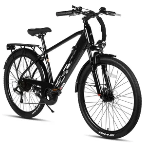 HILAND 26" Electric Bike for Adults with 500W Brushless Motor, 40Miles 20MPH Electric Mountain Bike with 36V 7.8AH Removable Battery UL2849