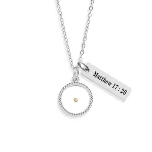 Matthew 17:20 Mustard Seed Necklace