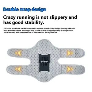 Professional protective knee booster adult walking climbing sports mountaineering equipment protective gear auxiliary patella  pair tactical  knee  pads Elastic Knee Protector for Sports   knee  pad 2  in  1  shoulder  pads black  tactical wrap