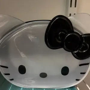 Hello Kitty Black & Clear Zipper Pouch (I Love Hello Kitty Series