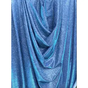 Aqua Blue Metallic Lurex