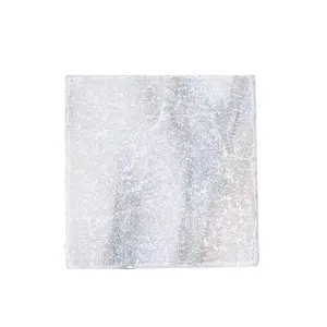 Calacatta Verde Royale Marble 4X4 Tile Tumbled