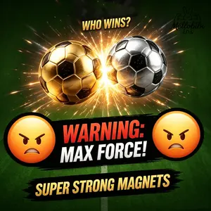 Magnetic Battle Game – 2 Player Strategy Toy, Don’t Touch Opponent or You Lose，Magnetic Chess Football chess，Magnetic Strategy Game – 2 Player Tabletop Chess Game, Avoid Opponent’s Magnet Balls to Win