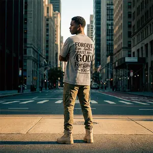 All-Season Men's Tshirts, Printed Men's Fashion, High-quality Heavy Washed Tee, Round Neck Loose Large Size Men's Short Sleeves Graphic Top.