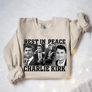 [ UNISEX SHIRT ] R.I.P Charlie Kirk Sweatshirt, Rest in Peace Charlie Kirk Shirt, Prayers Up for Charlie Shirt, Human Rights Shirt, Justice Shirt, His Blooded Shirt Said One Word Freedom, Charlie Kirk Memorial - Trending - TShirt, Sweatshirt