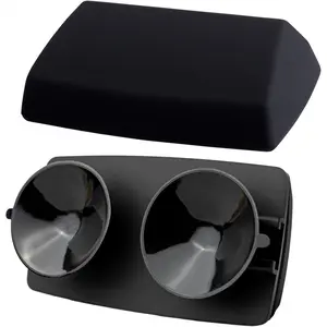 EZ Pass Cover + Holder with Super-Strong Suction Cups.Compact All-Black Look Inside & Outside Your Windshield for Your E-Z Pass and I-Pass