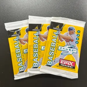 Three Packs of 1998 Pinnacle Baseball Trading Cards