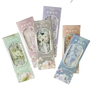 Vintage Lace Floral Pattern Sticker&Collage,20pcs/bag,Waterproof Decorative Sticker For DIY Scrapbook Journal