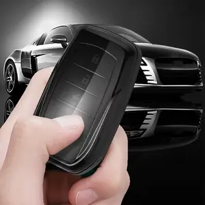 High-End Stylish Tpu Car Key Cover for Toyota Vehicles, Fits Prado, Highlander, Camry, Rav4, Crown, Vellfire, Levin Key Accessories