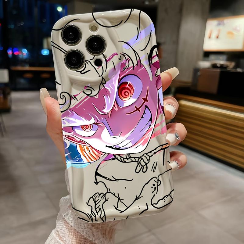 Phone case: Stylish Anime One- Straw Hat Boy Design Phone Case, Suitable for iPhone 17 Air 16, 15, 14, 13 12 Pro Max - Shockproof Soft TPU Back Cover