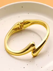 Women's Wide Bangle Bracelet, Adjustable Knot Design, Fashion Jewelry Gift, Creative Daily Wear Accessory, Perfect Companion