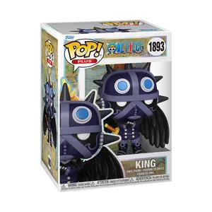 Funko POP+ Animation: One Piece - King w/ vRare Protector Included