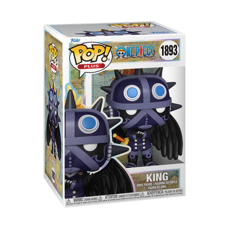 Funko POP+ Animation: One Piece - King w/ vRare Protector Included