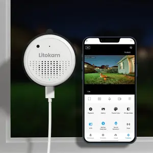 Window Security Camera 3MP 2K, Indoor WiFi Cameras wifi6&2.4GHz with Colorvue AI Color Night Vision, Support Wi Fi6,Motion & Person Detection with Auto Focus , Easy Installation, 24/7 Recording Works with Alexa & Google Home,Support TF card