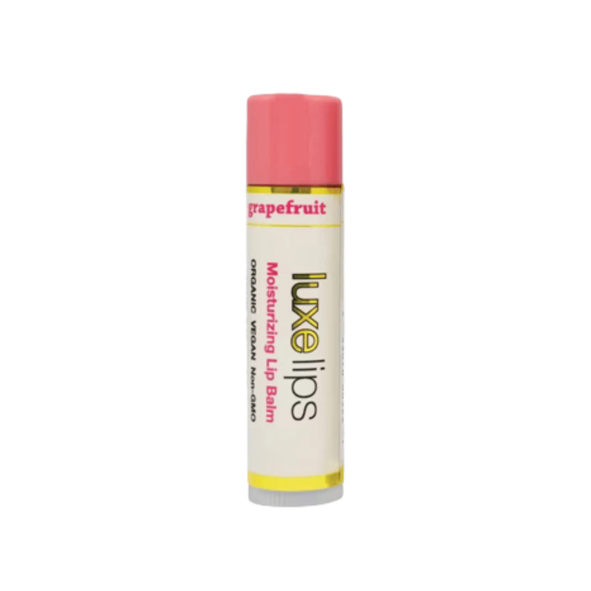Luxe Lips - Beeswax Free, Nut Free Lip Balm - Grapefruit Scent