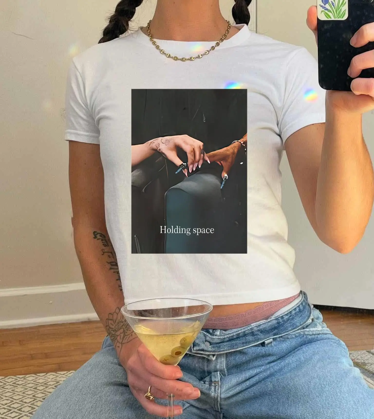 Retro Wicked Shirt, Holding Space Ariana Cynthia Finger Hold Defying Gravity Meme Wicked Movie Gift Broadway Shirt, Glinda Elphaba Shirt 4200x4800