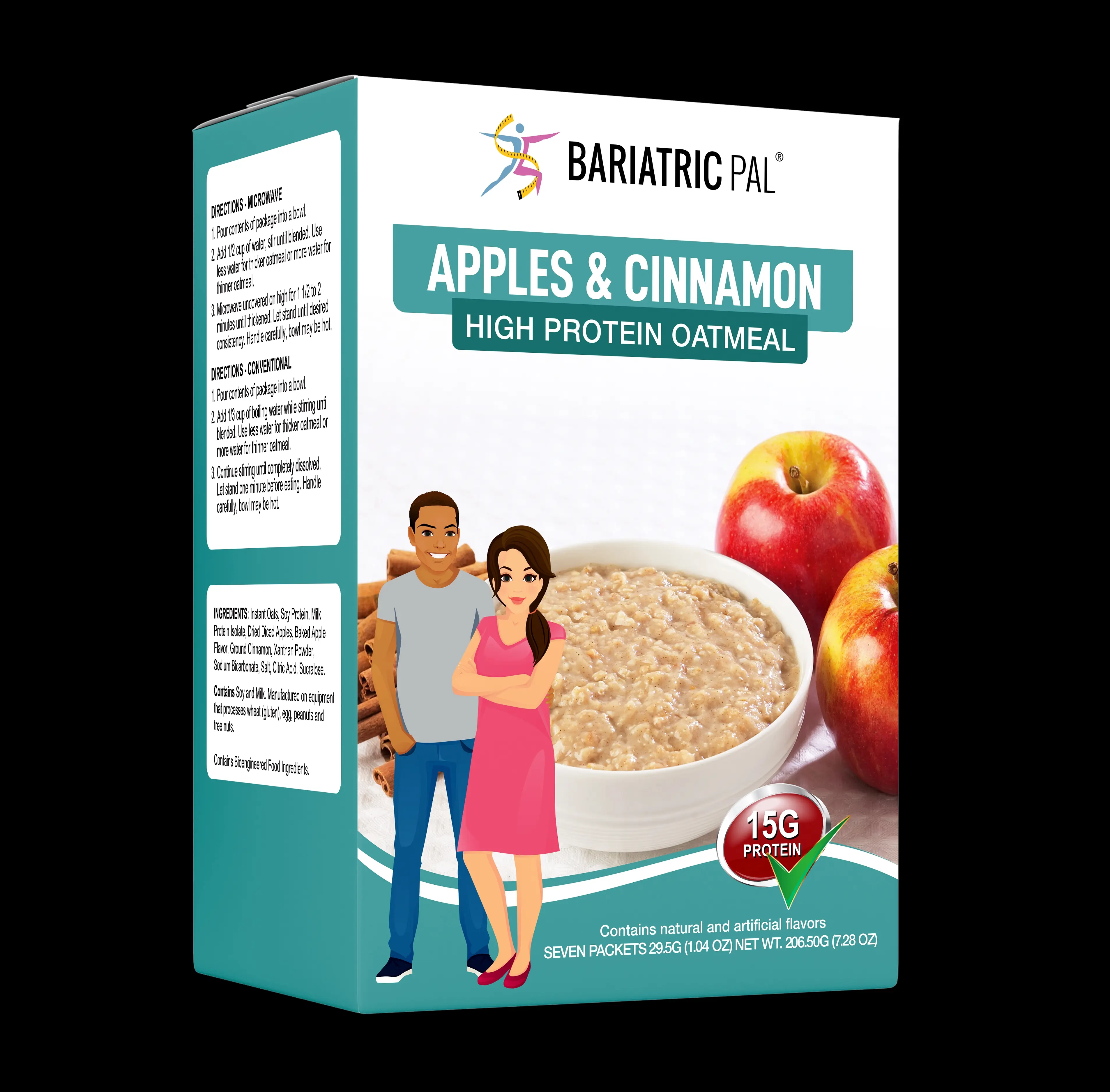 BariatricPal Hot Protein Breakfast - Apple Cinnamon Oatmeal