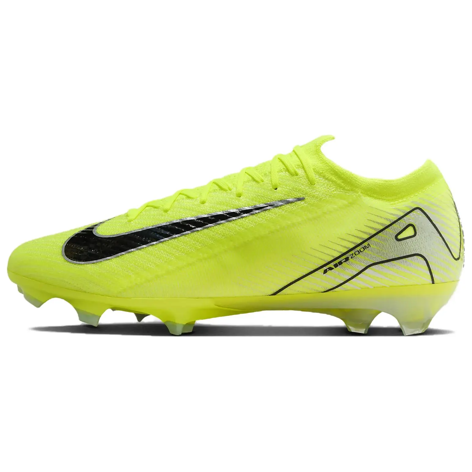 Nike Mercurial Vapor 16 Elite FG Mad Voltage Pack Versatile Durable Non-slip Soccer Cleats Unisex Volt Black FQ1457-700