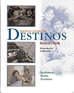 USED-McDougal Littell Destinos: Instructor s Edition Grades 9-12 2002 by Van Patten (Hardcover)