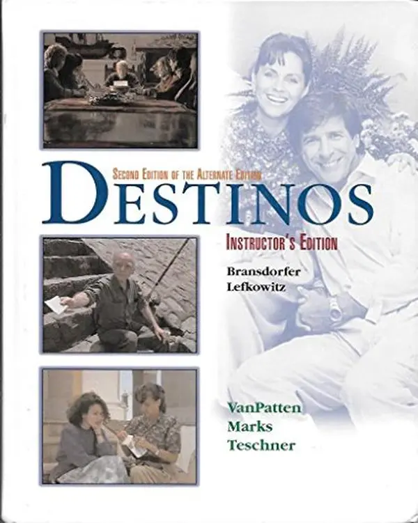 USED-McDougal Littell Destinos: Instructor s Edition Grades 9-12 2002 by Van Patten (Hardcover)