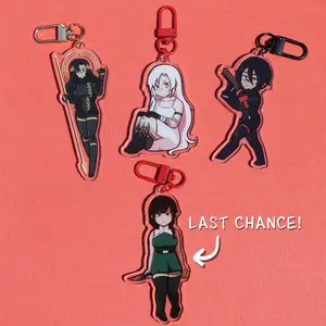 Signalis Keychain Acrylic Charms - Elster Falke Ariane Yeong Isolde Itou Isa, Unique Keychains for Personal Style, Cute Keychains for Bags and Keys