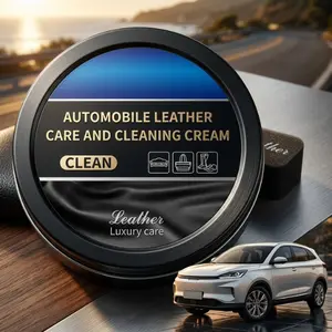Multifunctional Leather Cleaning Paste - Deep Conditioner & Polishing Cream for Car Interiors, Furniture, and Shoes (Includes Sponge)