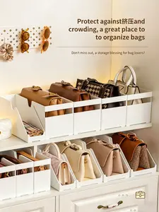 Bag Storage Box for Closet, Home Bag Organizer, Anti-Compression Bag Holder, Office Storage Rack, Essential Wardrobe Accessory