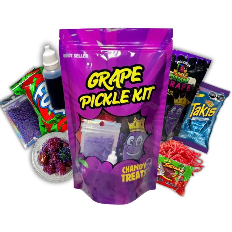 Grape Pickle Kit - Trending Sweet Takis Candy Snack