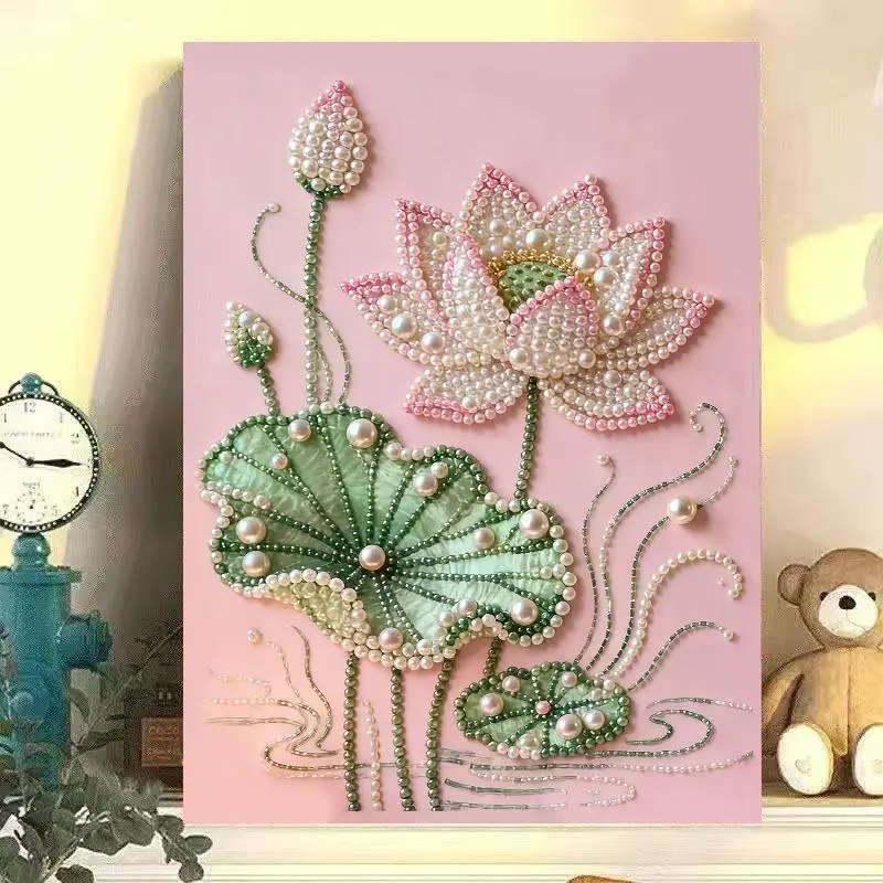 Shining Pearl DIY Art Painting - Easy for beginners, a exquisite handcrafted light luxury choice, elegant finished piece that brings artistic flair to your home space Shining Pearl DIY Art Painting - Easy for beginners, a exquisite handcrafted light luxury choice, elegant finished piece that brings artistic flair to your home space
