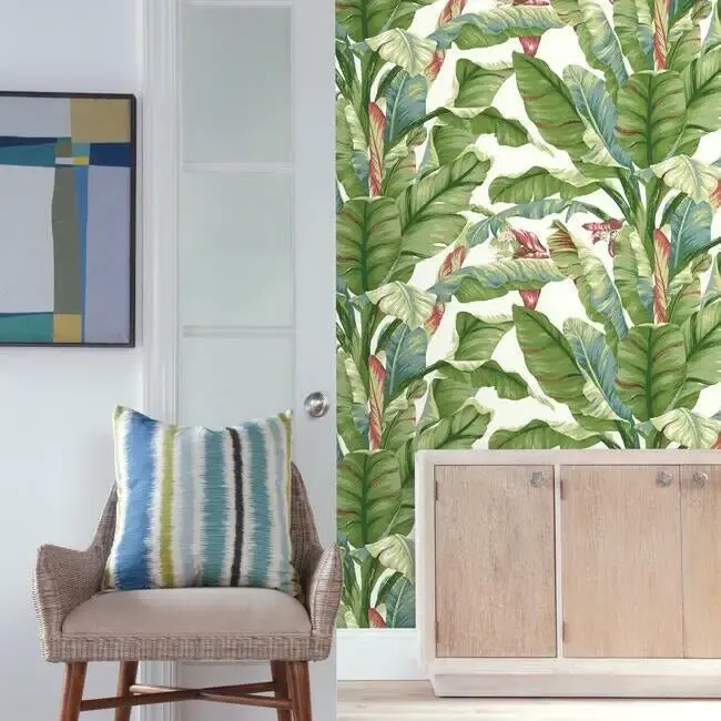 Banana Leaf Premium Peel + Stick Wallpaper