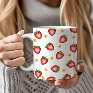 Subtle F*cK Trump Strawberry Mug, Subtle F*ck Trump, Anti Maga Cup, FDT Gift, Strawberry Mug, Trump Sucks Mug, FDT, Fruit Mug, Feminist Mug