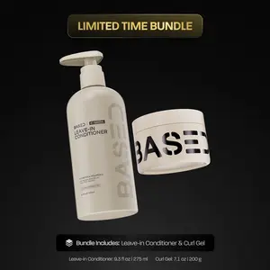 BASED Hydration & Hold Duo | Leave-In Conditioner & Curl Gel Bundle | Premium, Non-Toxic Ingredients BASED Hydration & Hold Duo | Leave-In Conditioner & Curl Gel Bundle | Premium, Non-Toxic Ingredients